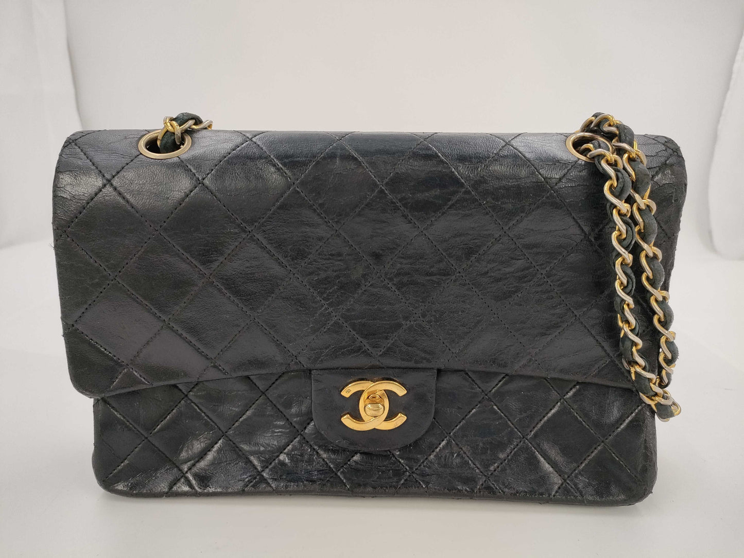 CHANEL Matelasse Lamb W-Flap 25 Chain Shoulder Bag Shoulder Bag