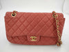 CHANEL Matelasse Lamb Charm Chain Shoulder Bag with Seal