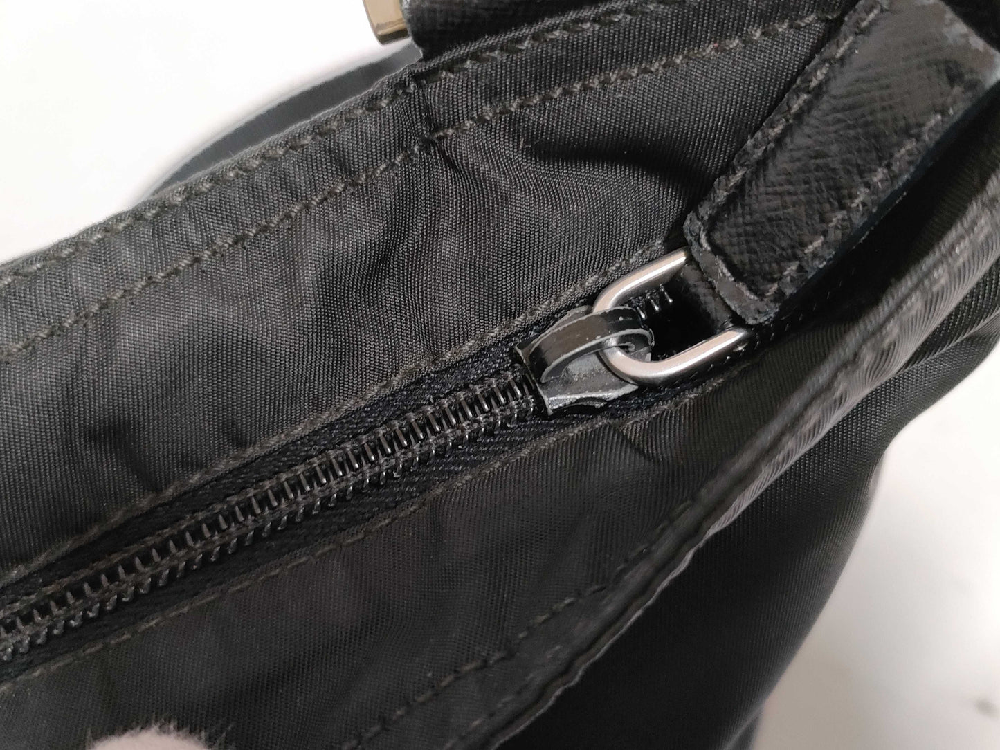 PRADA Nylon Tesuto Triangle Logo Shoulder Bag Shoulder Bag