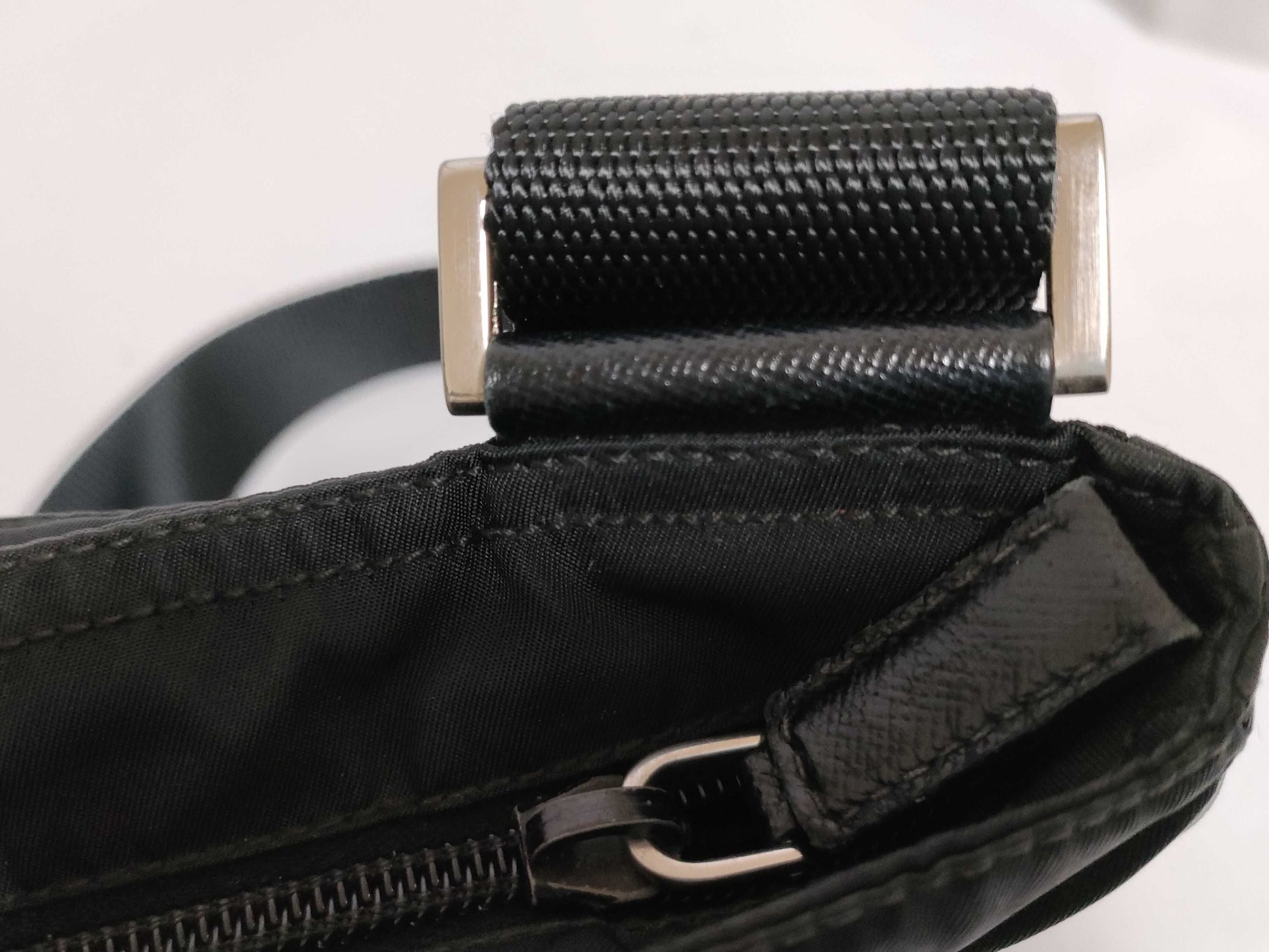 PRADA Nylon Tesuto Triangle Logo Shoulder Bag Shoulder Bag