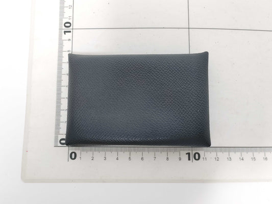 HERMES Calvi Card Case with Y Stamp, Card Case, Pass Case, Business Card Case