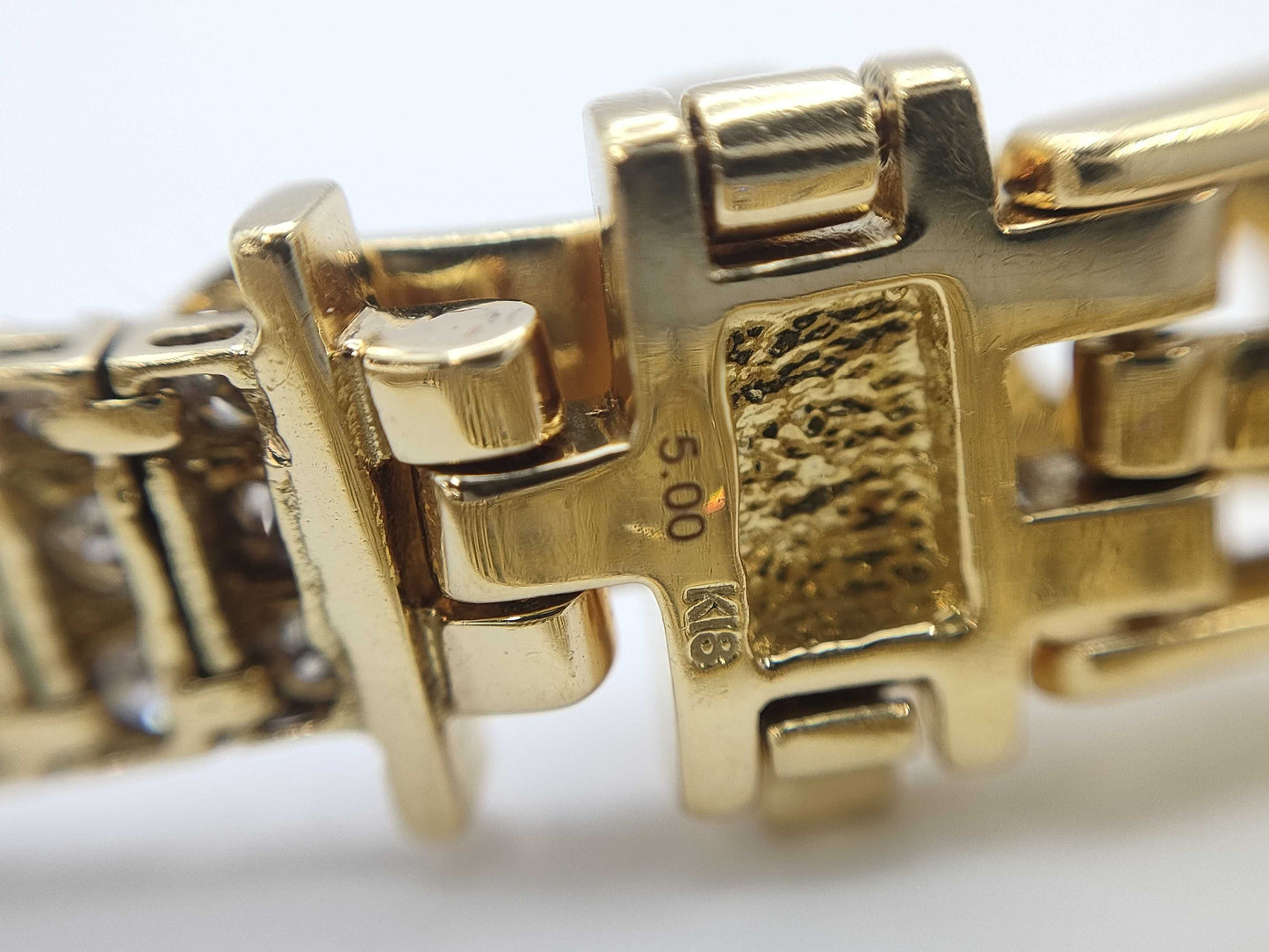 D5.00ct K18 24.6g Bracelet Bangle