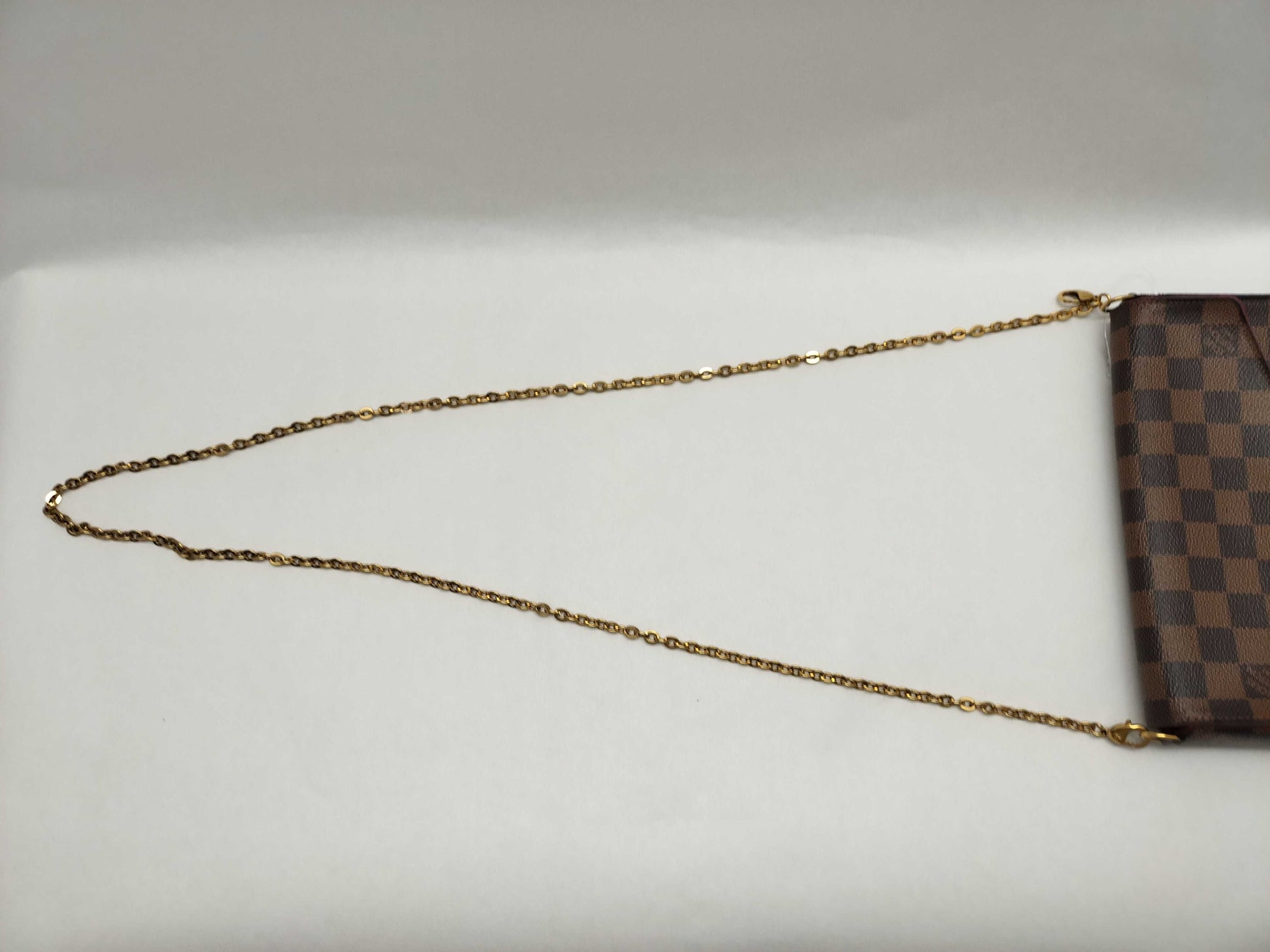 LOUIS VUITTON Damier Louis Vuitton Chain Shoulder Bag