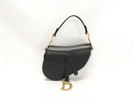 Dior Black Saddle Bag Handbag