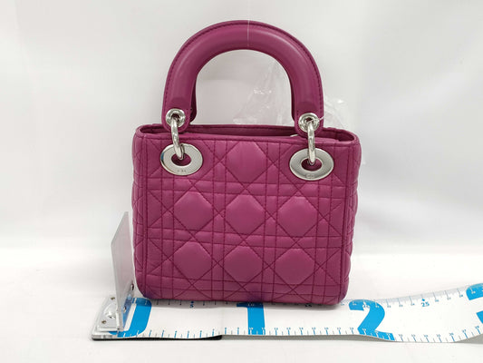 Dior Lady Dior Purple Handbag