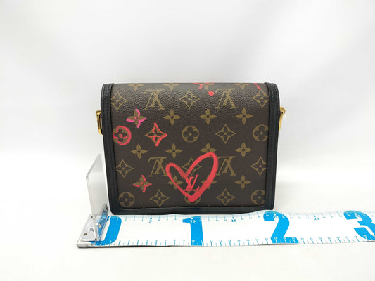 LOUIS VUITTON Monogram Dauphine MINI Fall in Love Shoulder Bag