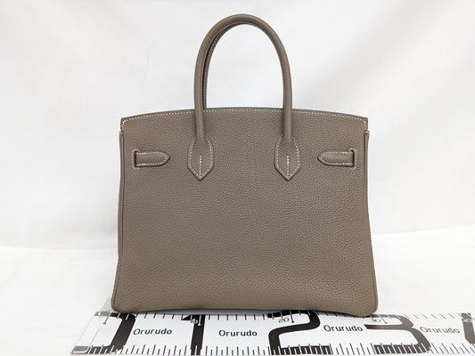HERMES Birkin 30 Togo Etupe SV Hardware □L Handbag