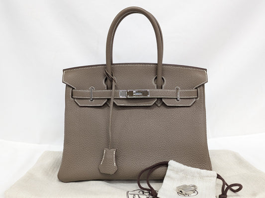 HERMES Birkin 30 Togo Etupe SV Hardware □L Handbag