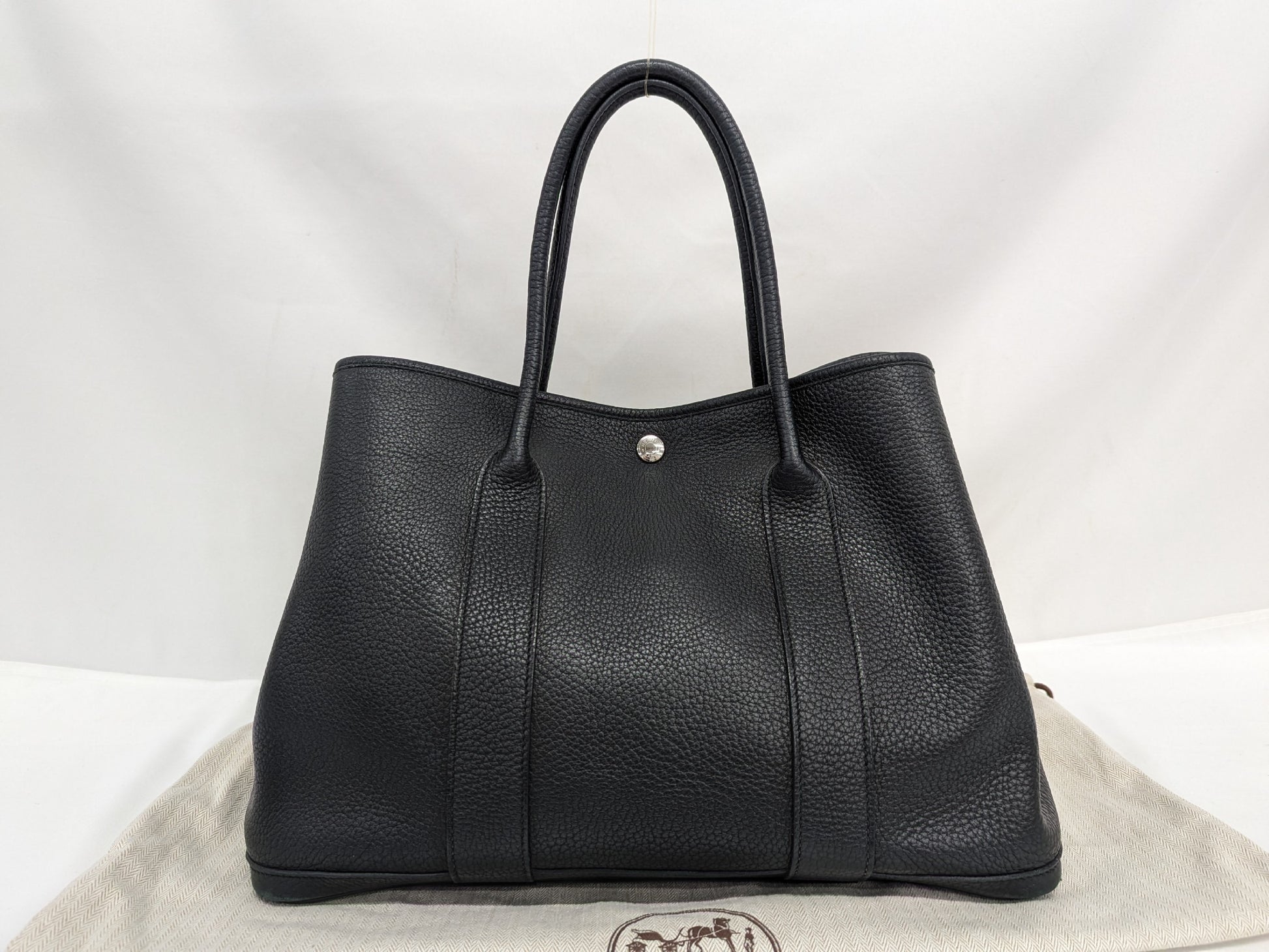 HERMES Garden Party PM Negonda □N Engraved Bag