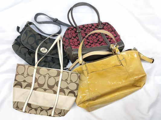 COACH Signature Coach Bag 4 Pieces Summary Set 14381 COACH Handbag