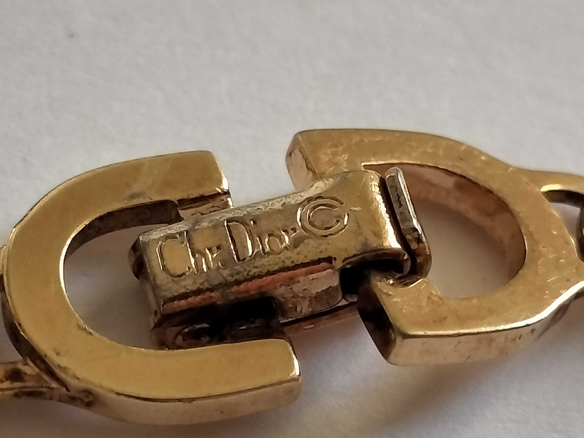 Dior Christian Dior CD Logo Bracelet Gold Christian Dior Bracelets & Bangles