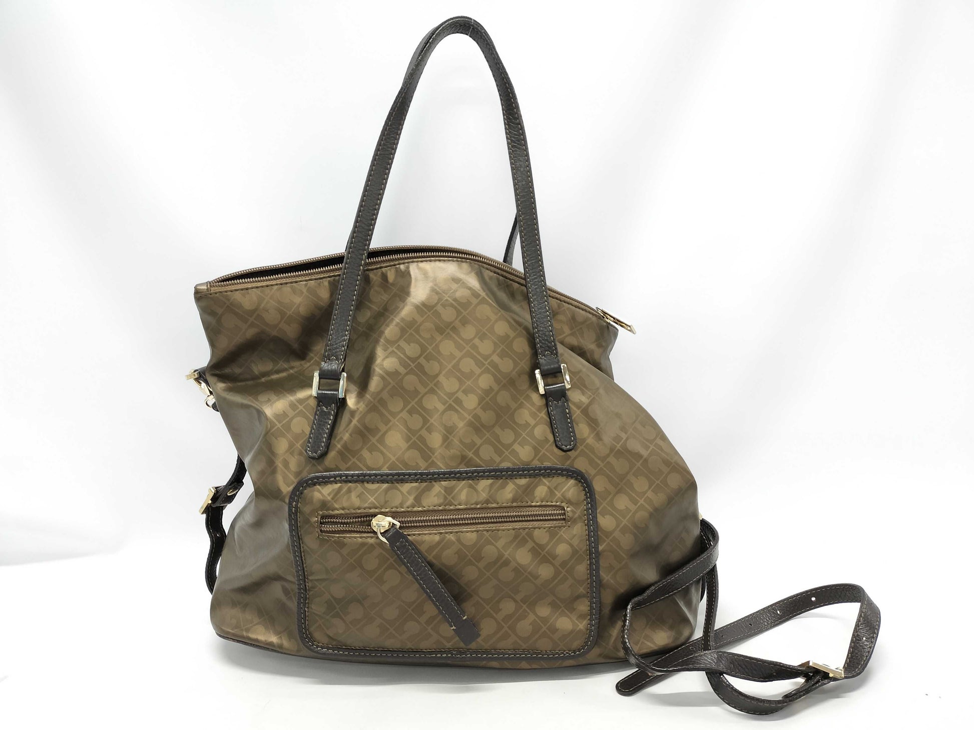 GHERARDINI Nylon 2-way Handbag with ST Tote Bag