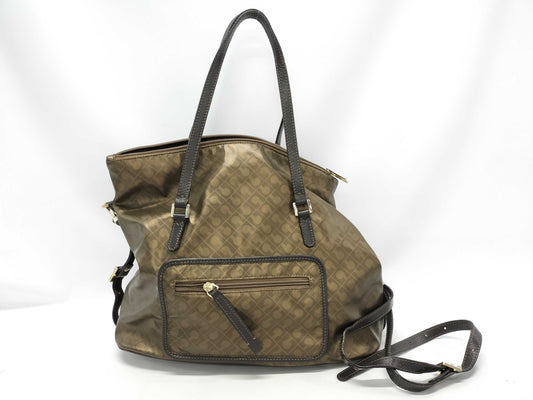 GHERARDINI Nylon 2-way Handbag with ST Tote Bag