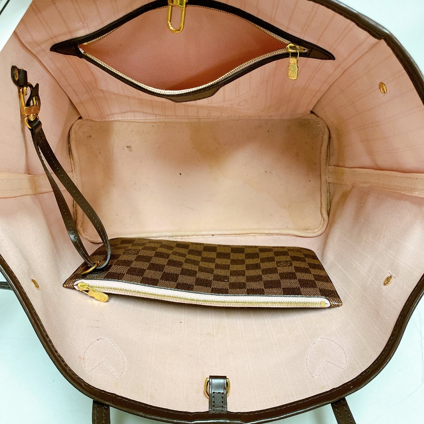 LOUIS VUITTON N41603 Neverfull MM Damier Tote Bag