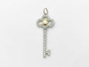 Tiffany&Co. Crownkey Yellow Diamond Colorless Diamond PT950/AU750 3.7g Pendant Top