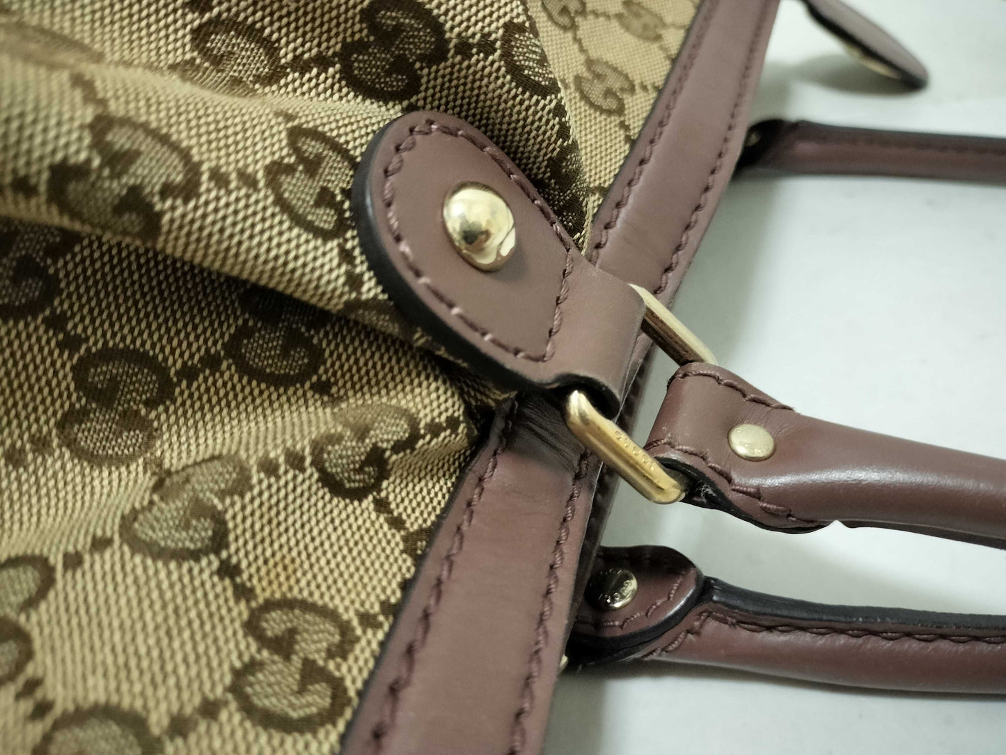 GUCCI GG Canvas Gucci Bag Tote Bag
