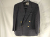 BURBERRY Double Breasted Jacket Navy Blue Merino Wool 160cm Chest 94 Waist 90 Jacket