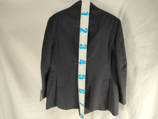 BURBERRY Double Breasted Jacket Navy Blue Merino Wool 160cm Chest 94 Waist 90 Jacket