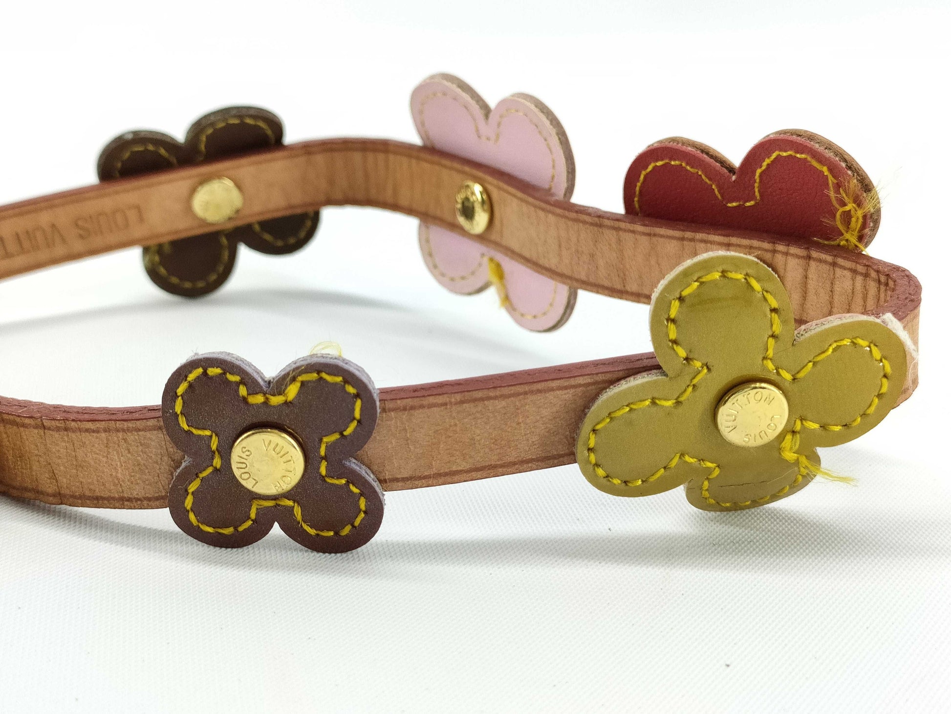 LOUIS VUITTON Verni Vuitton Verni Flower Lexington Choker Necklace