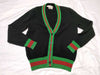 GUCCI Gucci Sherryline Cardigan Black Lame Cardigan