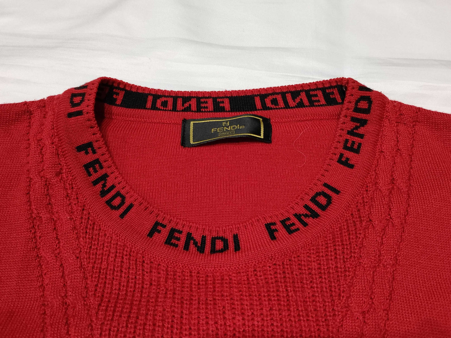 FENDI FENDI Logo Knit Tops