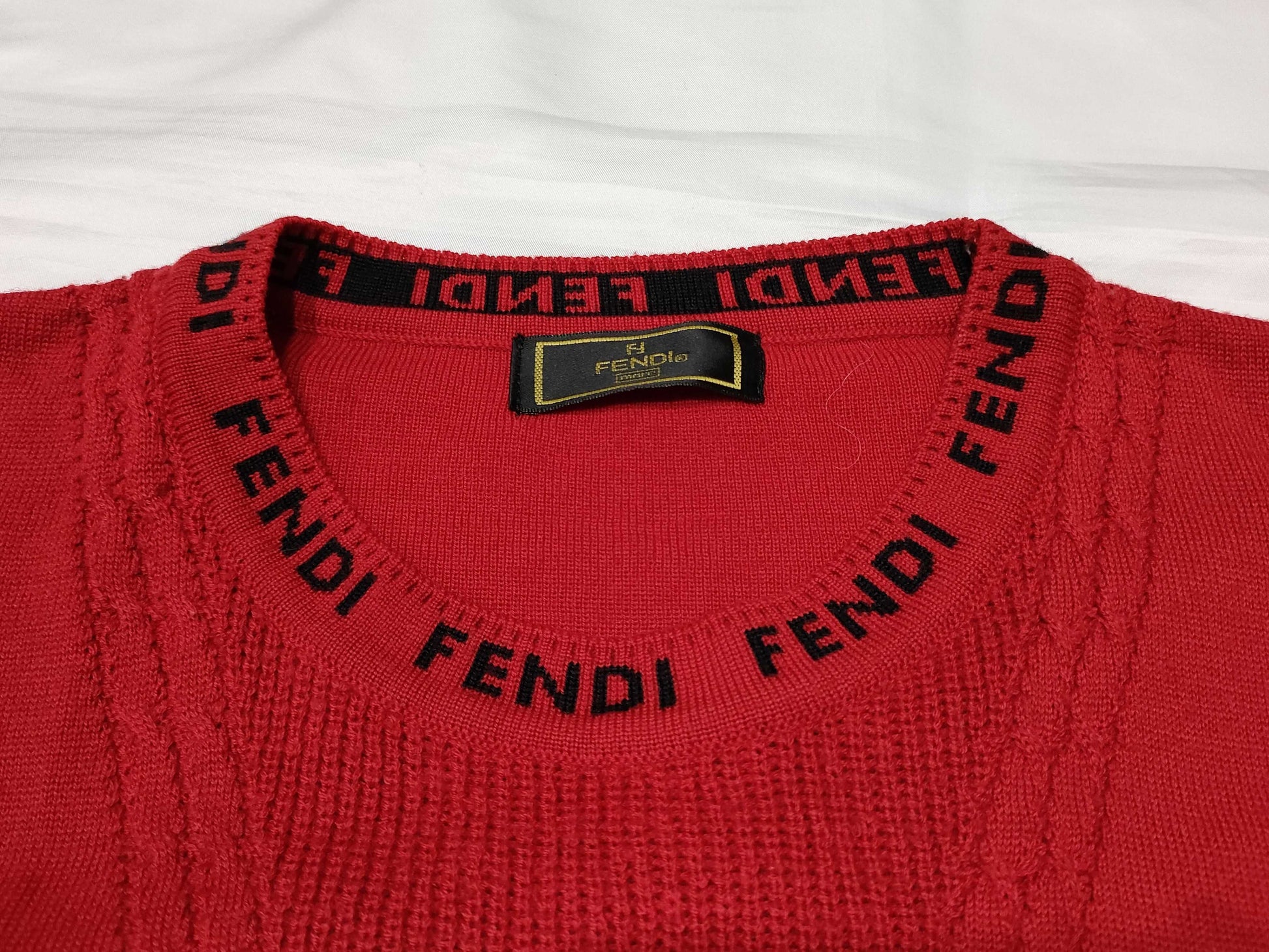 FENDI FENDI Logo Knit Tops