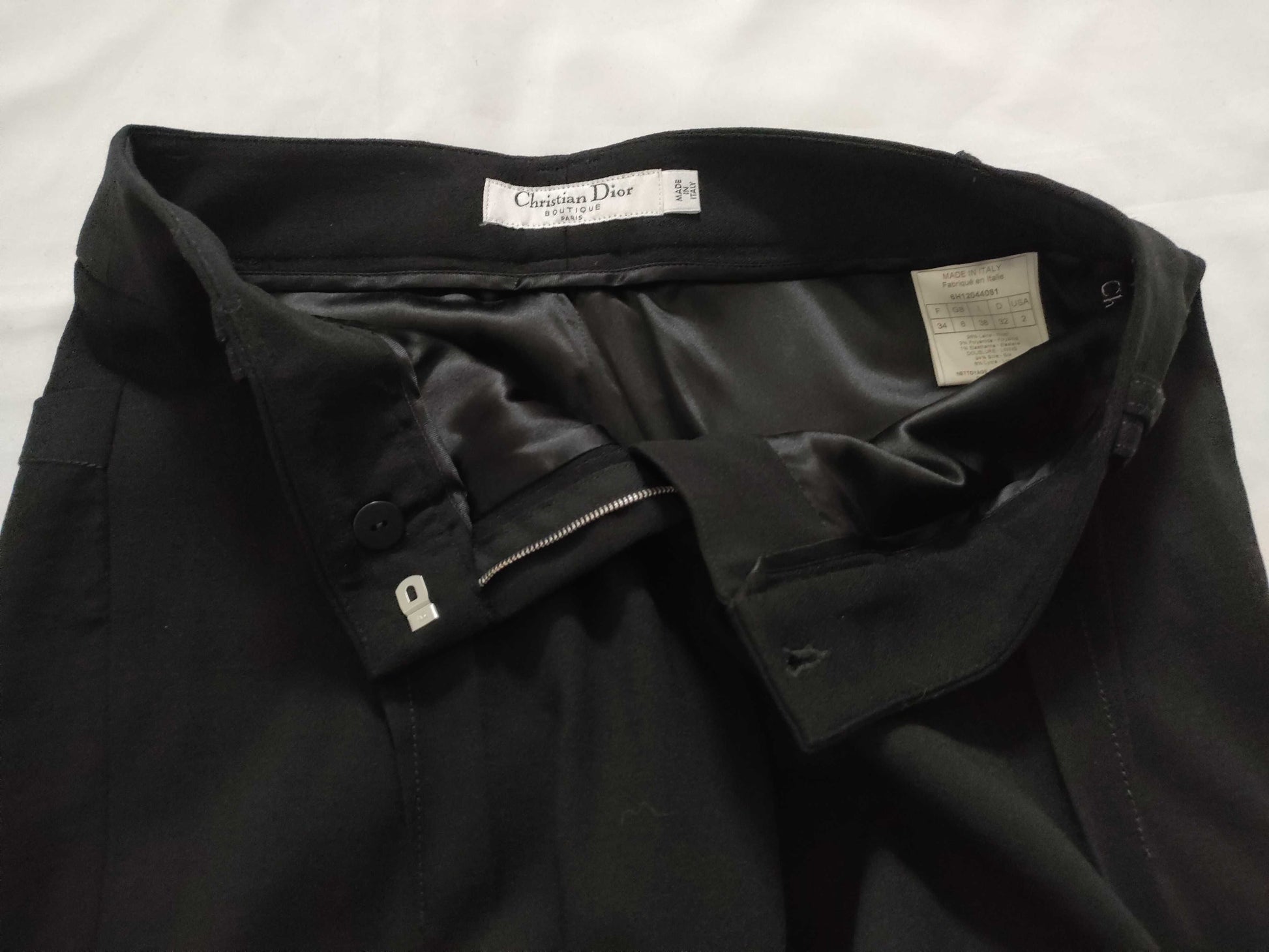 Dior Galliano Christian Dior Pants Black John Galliano Pants