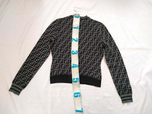 FENDI FENDI Current Zucca Knit Top