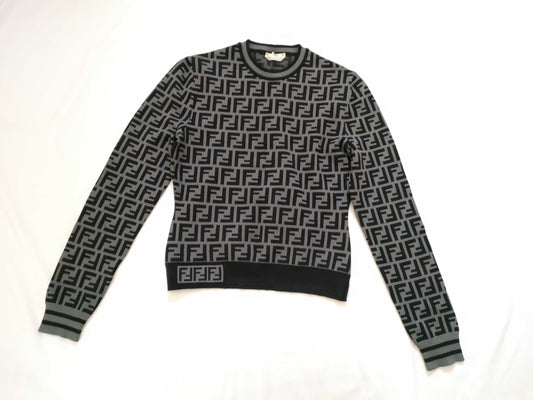 FENDI FENDI Current Zucca Knit Top