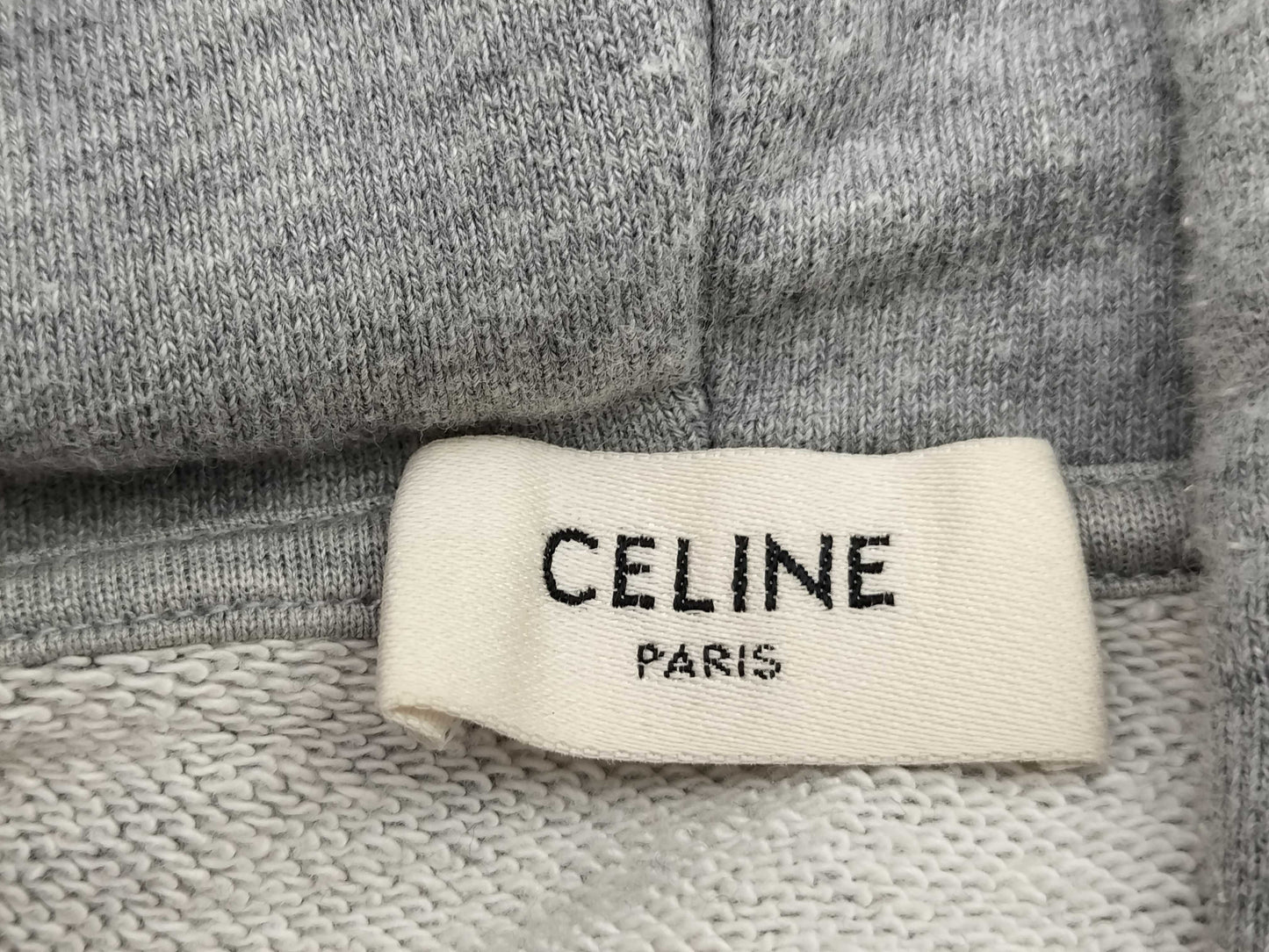 CELINE CELINE Studded Logo Hoodie Top