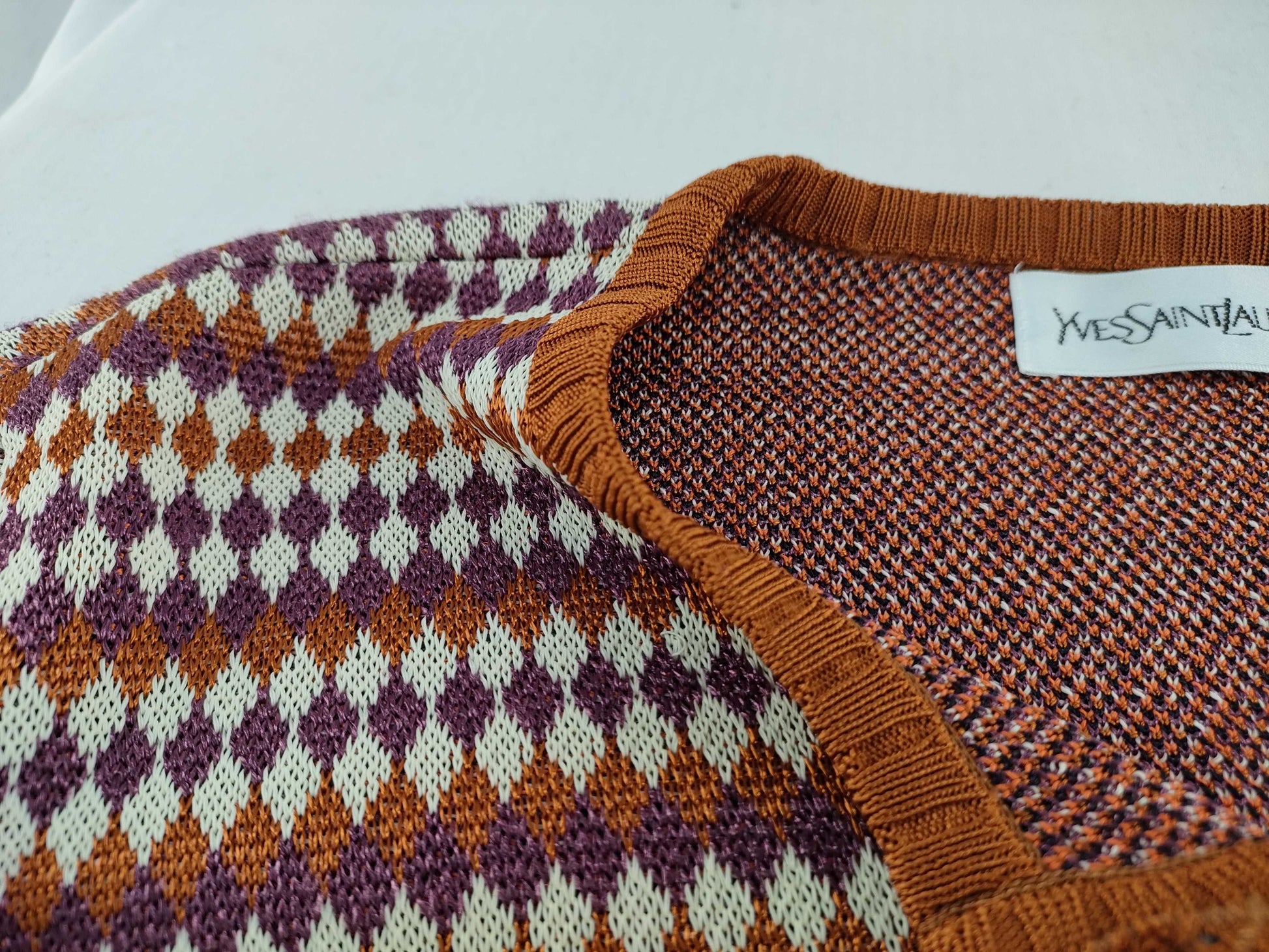 SAINT LAURENT Cardigan Knit Ensemble Set Tops