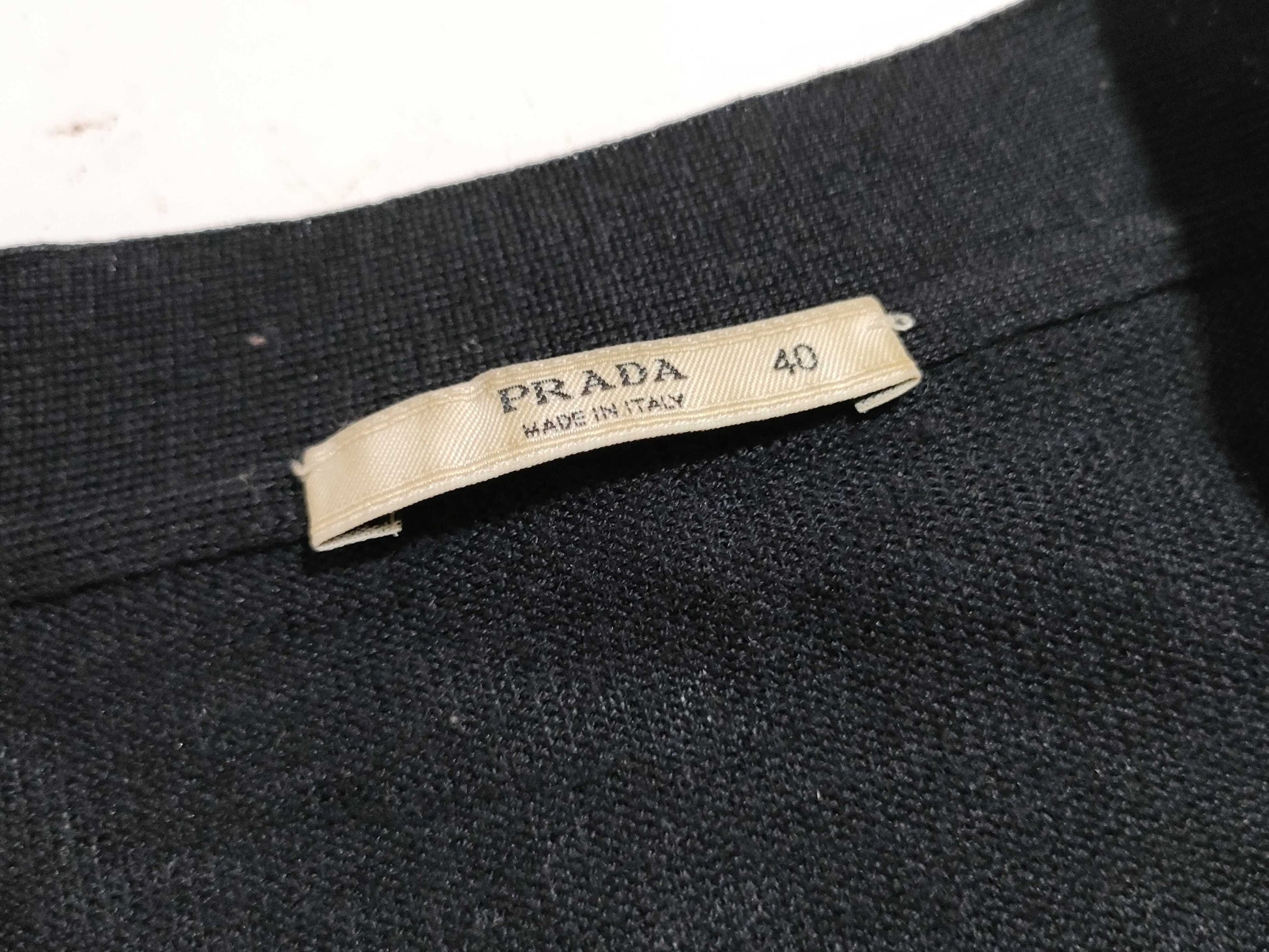 PRADA Boxed Prada Bijou Cardigan Black Cardigan
