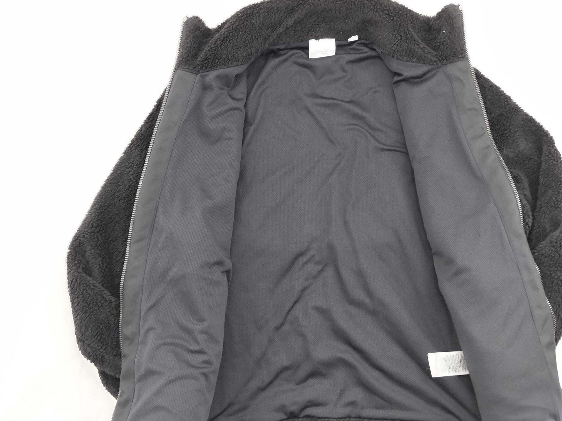 BURBERRY Men's Men's Burberry Current Tag Back Big Logo Embroidered Back Logo Boa Jacket Black Jacket