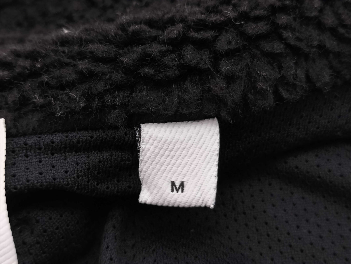 BURBERRY Men's Men's Burberry Current Tag Back Big Logo Embroidered Back Logo Boa Jacket Black Jacket