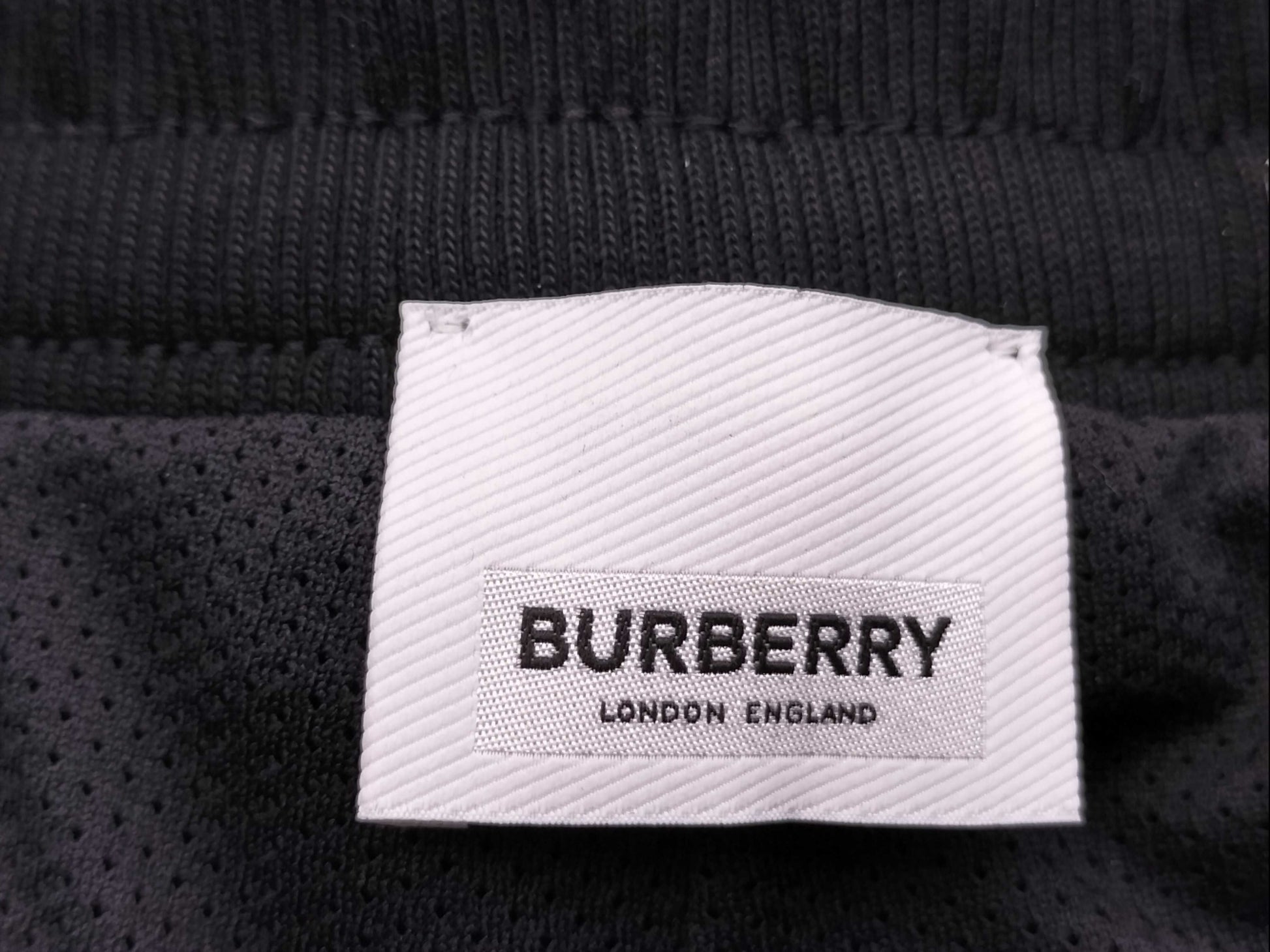 BURBERRY Men's Men's Burberry Current Tag Boa Logo Embroidered Pants Black Pants