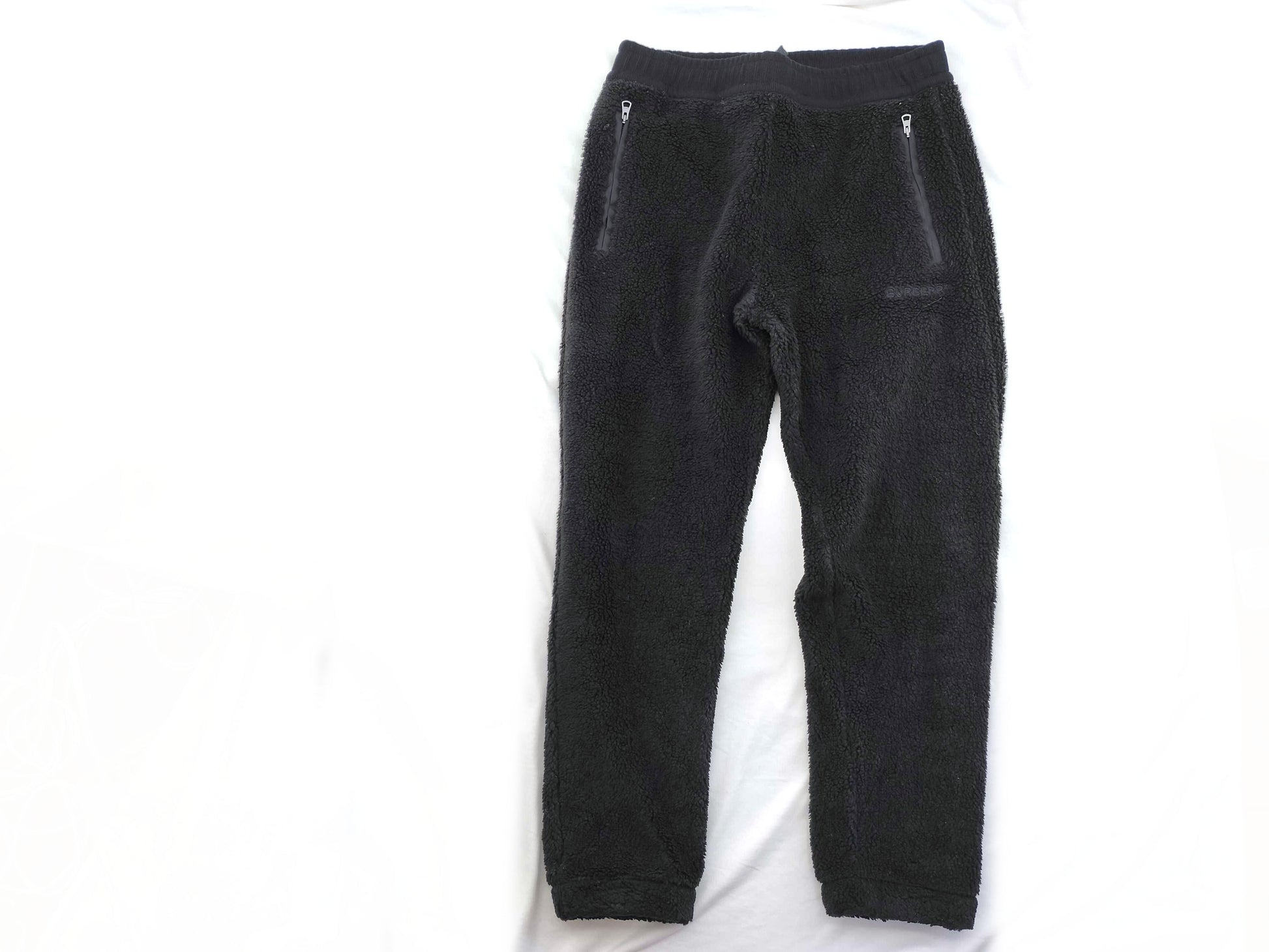 BURBERRY Men's Men's Burberry Current Tag Boa Logo Embroidered Pants Black Pants