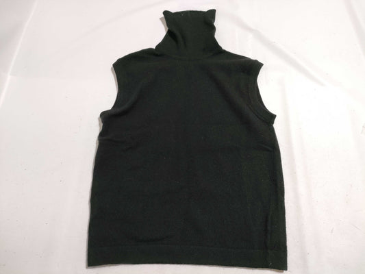 Margiela Period 100% Cashmere Hermes Cashmere Turtleneck Vest Top Black Martin Margiela Tops
