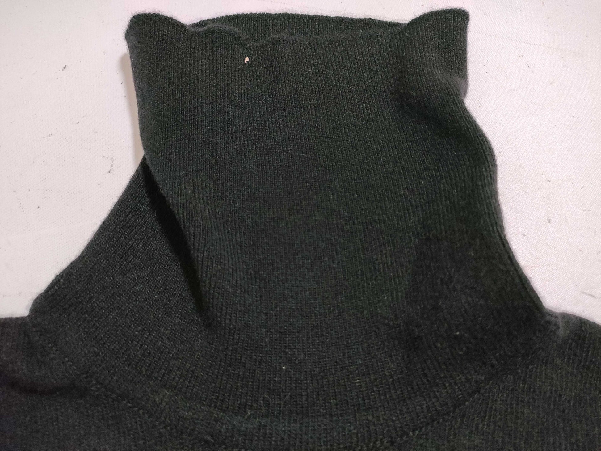 Margiela Period 100% Cashmere Hermes Cashmere Turtleneck Vest Top Black Martin Margiela Tops