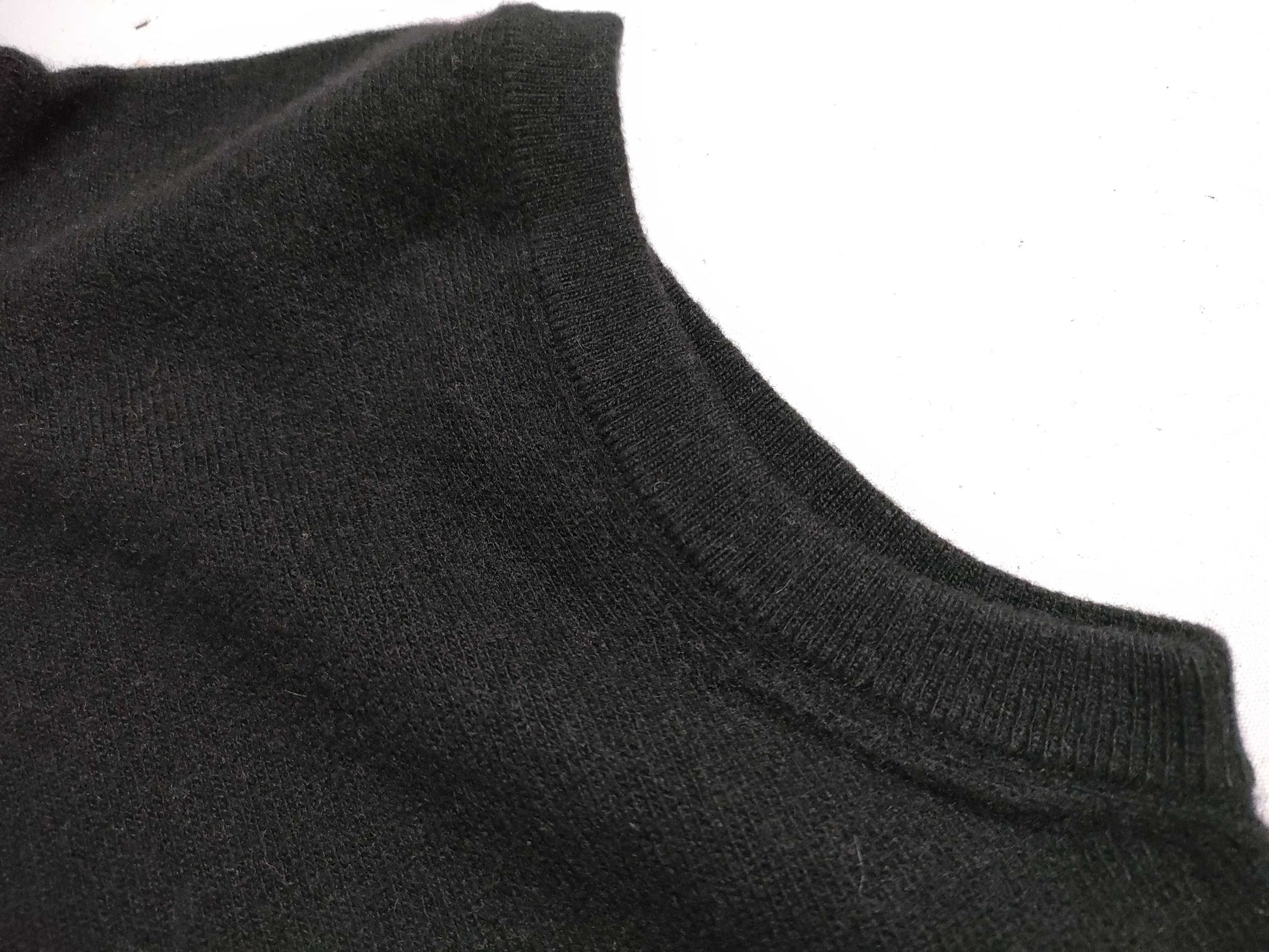 Margiela Period 100% Cashmere Hermes Cashmere Turtleneck Vest Top Black Martin Margiela Tops