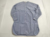 CELINE Phoebe Collarless Tunic Shirt Celine Fubi Philo Shirt
