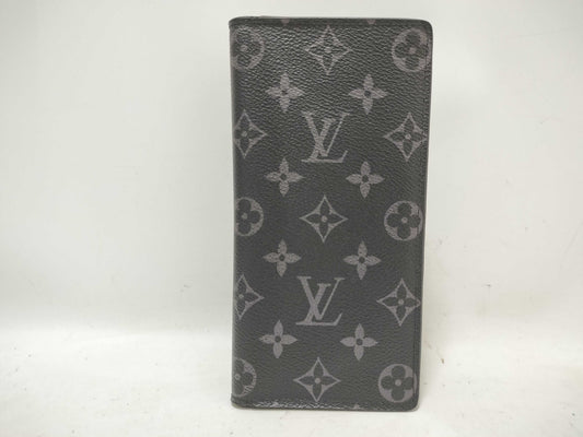 LOUIS VUITTON Vuitton Monogram Eclipse Portefeuille Braza M61697 Wallet