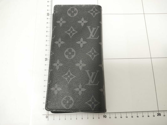 LOUIS VUITTON Vuitton Monogram Eclipse Portefeuille Braza M61697 Wallet