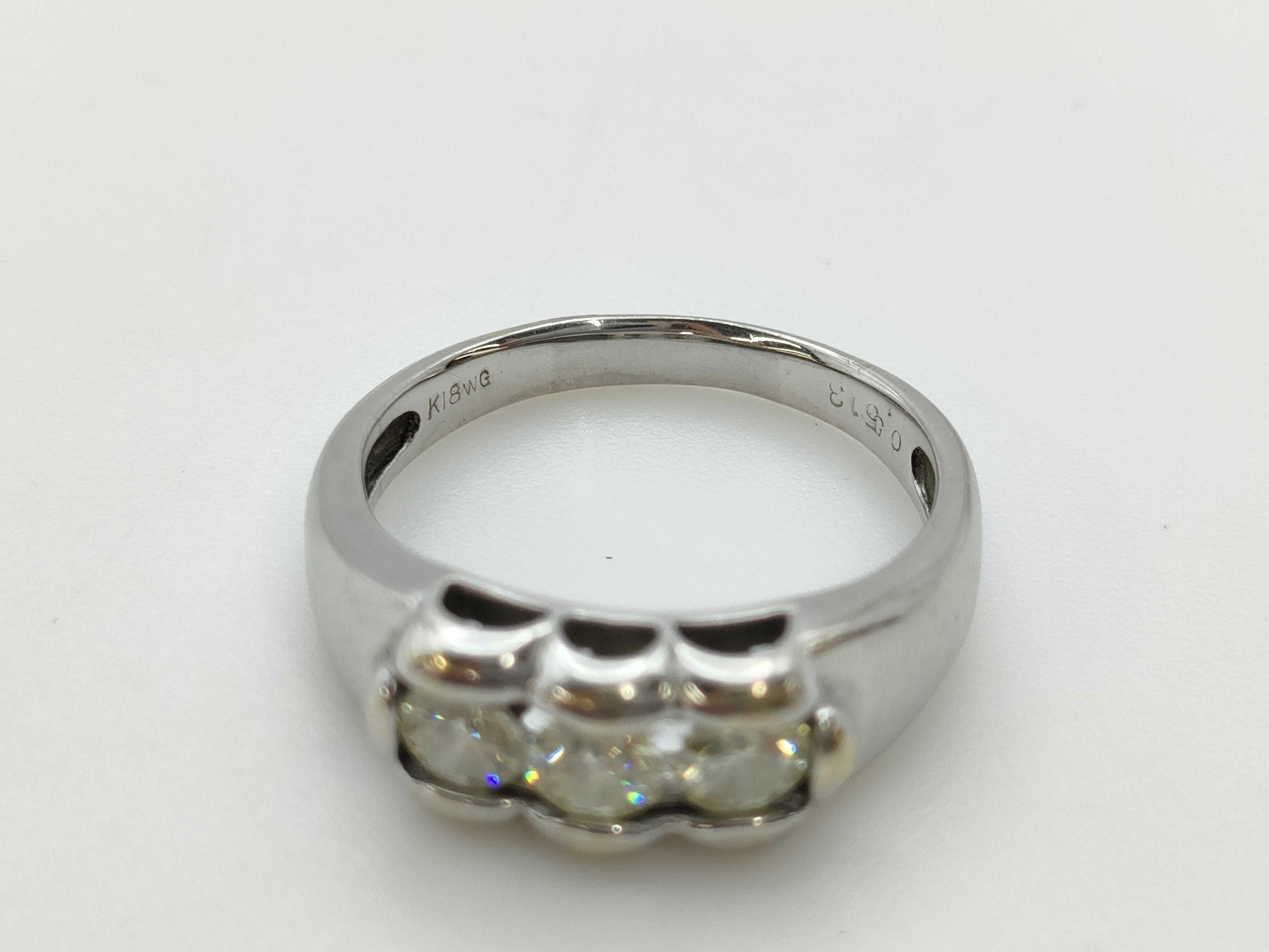 D0.513ct K18WG 3.4g Ring
