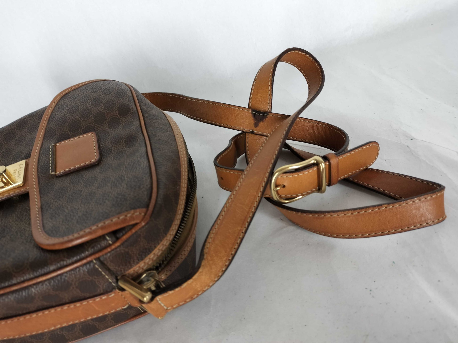CELINE Celine Shoulder Brown Shoulder Bag