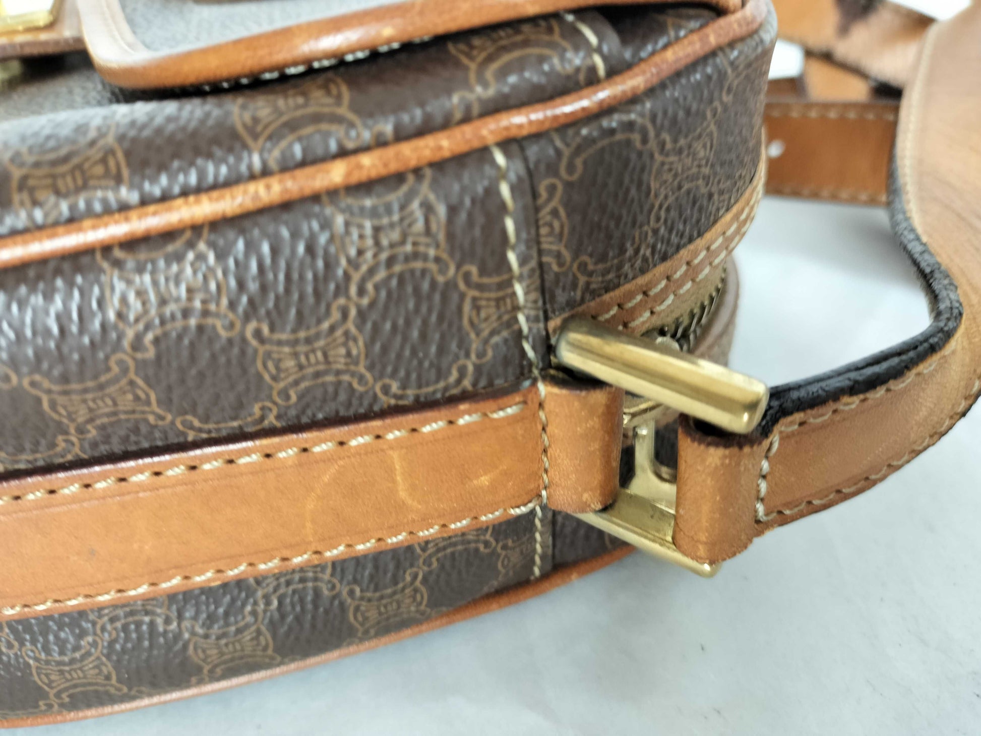 CELINE Celine Shoulder Brown Shoulder Bag