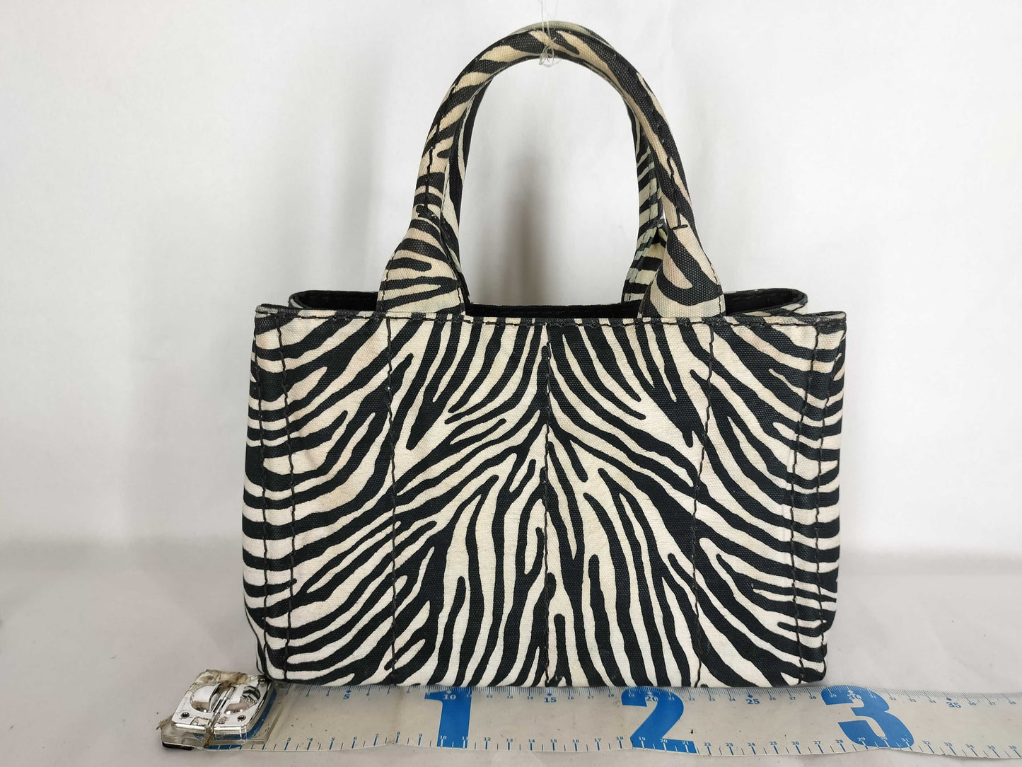 PRADA Zebra Hand Handbag
