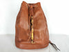 GUCCI Bamboo Gucci Bamboo Drawstring Rucksack Brown Rucksack