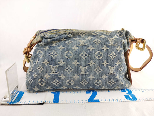 LOUIS VUITTON Monogram LOUIS VUITTON Monogram M95049 Denim Buggy PM Shoulder Bag Shoulder Bag