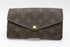 LOUIS VUITTON Monogram Portefeuille Sara Wallet