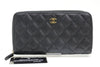 CHANEL Caviar Skin Gold Hardware Wallet